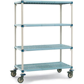 Metro MetroMax Q Shelf Truck w/4 Shelves 1000 lb. Capacity 60""L x 24""W x 68""H