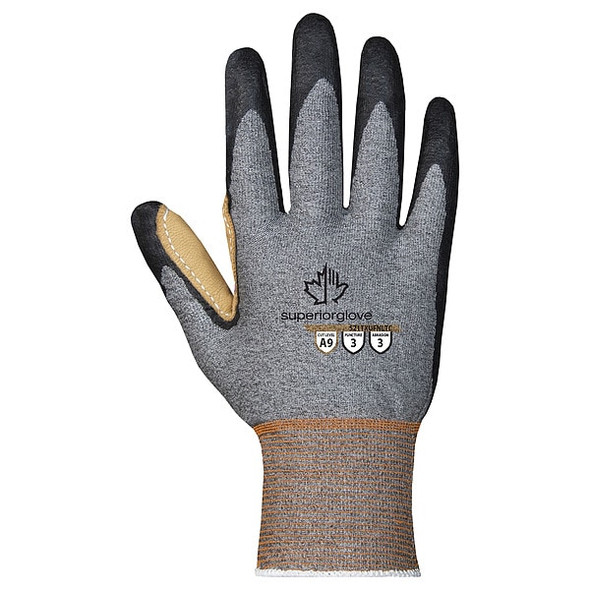 Cut-Resistant Gloves, Cut Level A9 ,Nitrile ,Foam ,S 1 PR