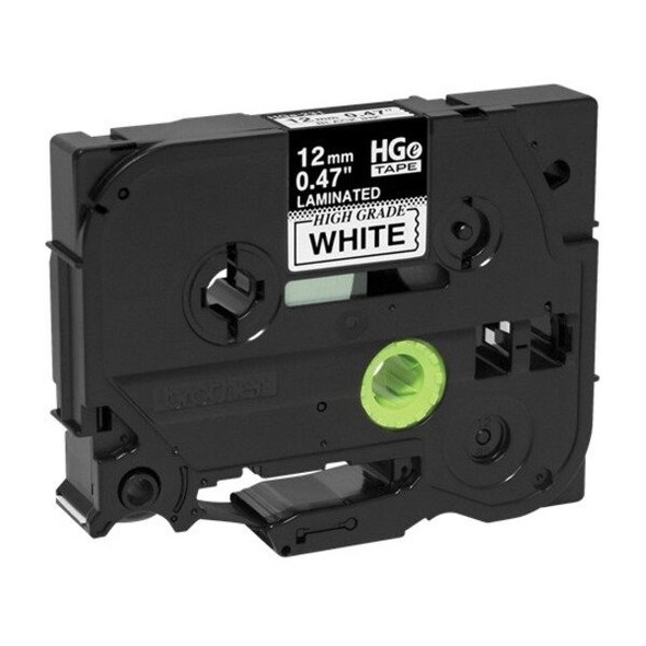 Brother Label, Black/White, Labels/Roll: Continuous HGE2315PK