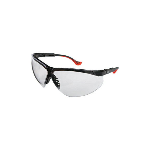 Genesis XC® Eyewear, Clear Polycarbonate Hard Coat Lenses, Black Frame