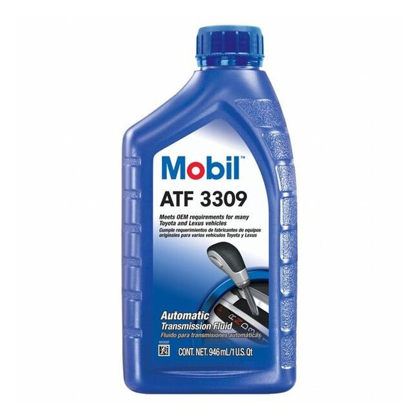 Mobil Transmission Fluid, MOBIL ATF 3309 (TOYOTA T-IV), 1QT Bottle 123062