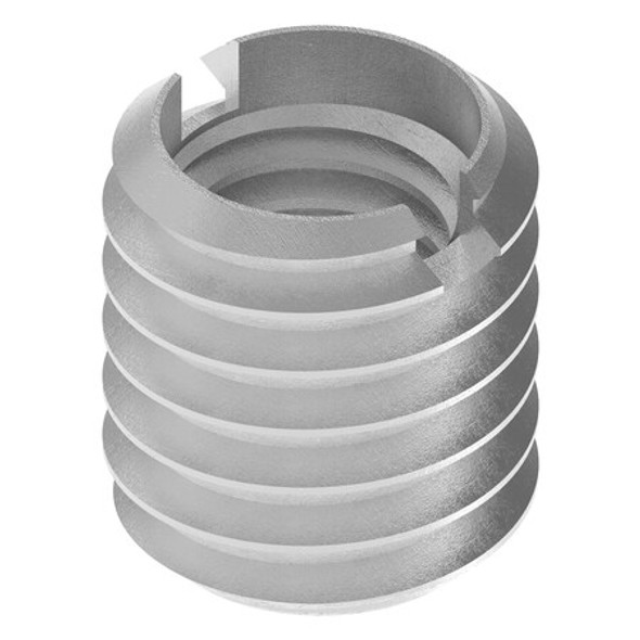 Thin Wall Self Locking Thread Insert, M8-1.25 Int Thrd Sz, Steel, 5 PK