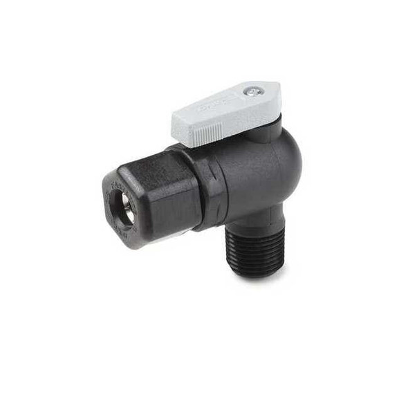 Parker Manual 2-Way Ball Valve,Comp,Polypro FTPPB8VME8