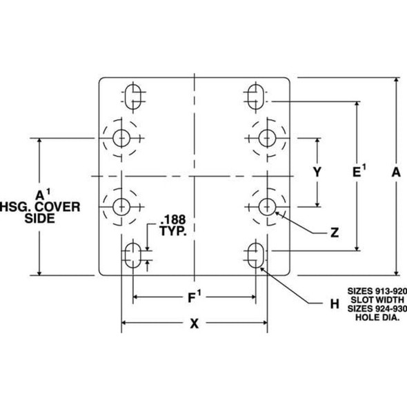 Winsmith Mounting Plate E35WT