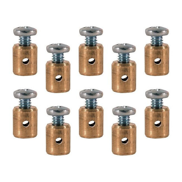 Buyers Products Throttle Stop,Brass (10/PK) 51610