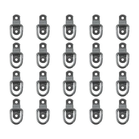 Buyers Products D-Ring, PK 20 B20PKGD20