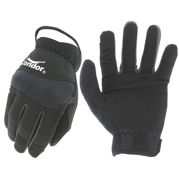 Condor Mechanics Gloves,Black,8,PR 493V17 Condor Mechanics Gloves,Black,8,PR 493V17
