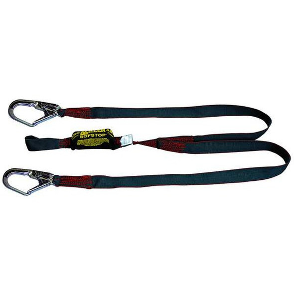 Honeywell Miller Shock-Absorbing Lanyard,Black 8799KR-Z7/6FTBK Honeywell Miller Shock-Absorbing Lanyard,Black 8799KR-Z7/6FTBK