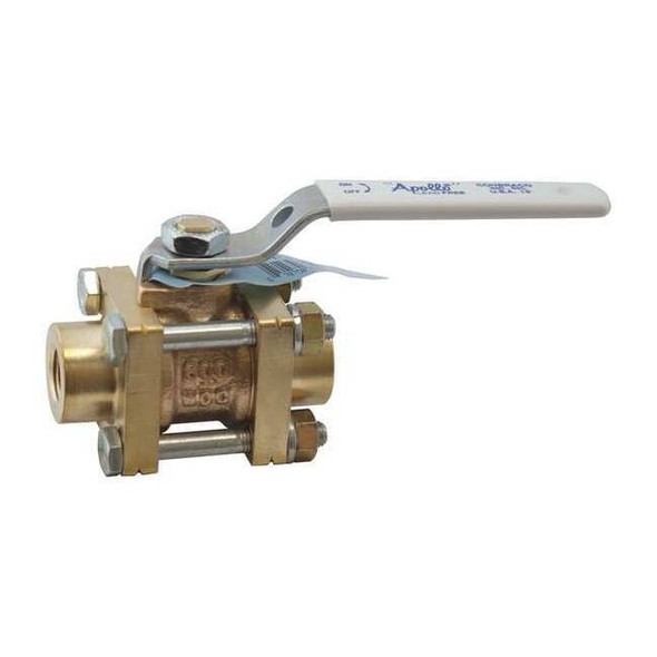 Apollo Valves 1-1/2" FNPT Bronze Ball Valve Inline 82LF10701