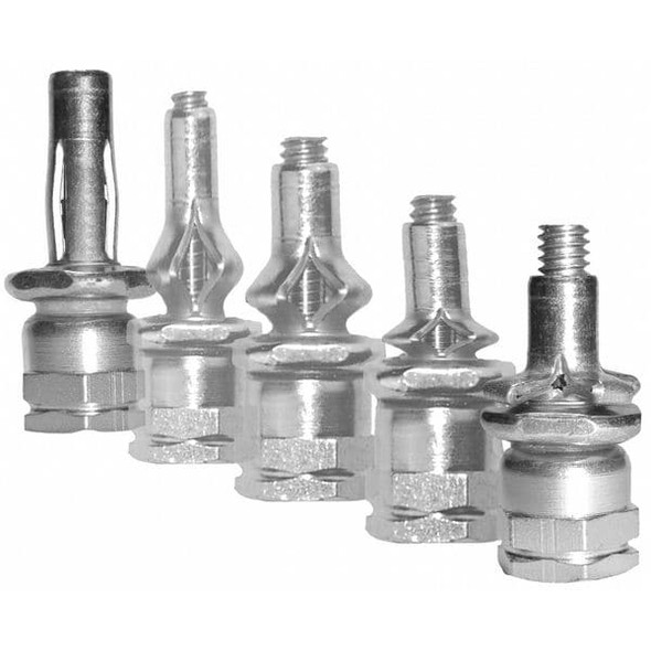 SAMMYS Vertical Rod Hanger, Steel, Not Applicable Size, 1" L, Steel Zinc Plated, 25 PK