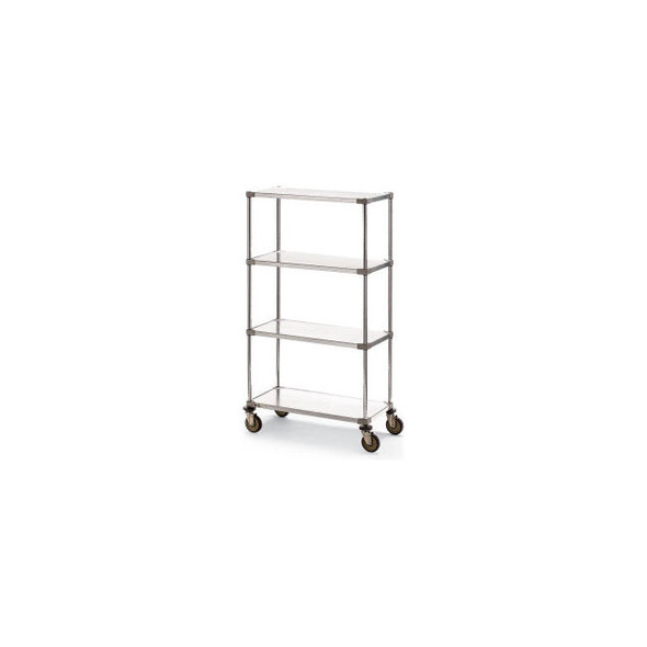 Metro Super Erecta Shelf Truck w/4 Shelves 900 lb. Capacity 60""L x 24""W x 68""