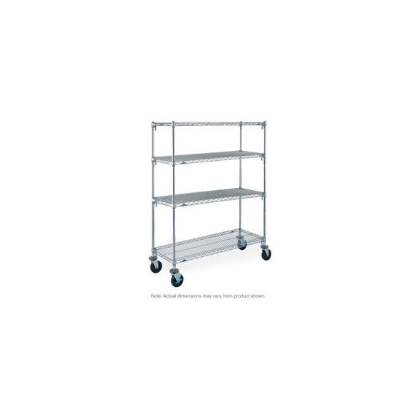 Metro Super Erecta Wire Shelf Truck w/4 Adjustable Shelves 900 lb. Capacity 36""