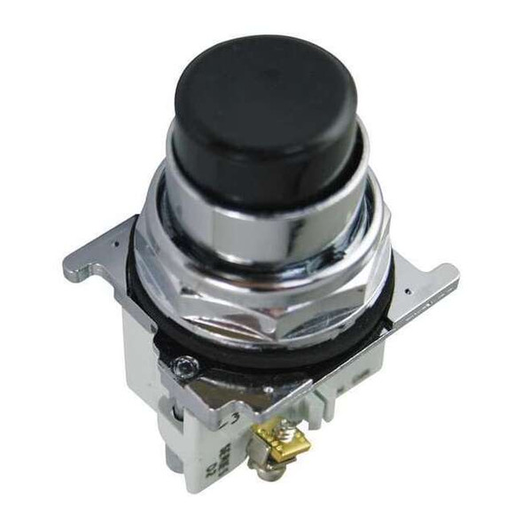 Eaton Non-Illuminated Push Button,30mm,Black 10250T25B