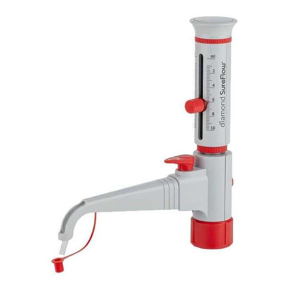 Globe Scientific Bot Top Dspnsr,10 mL,Min 1 mL-Max 10 mL GBTD-R-10