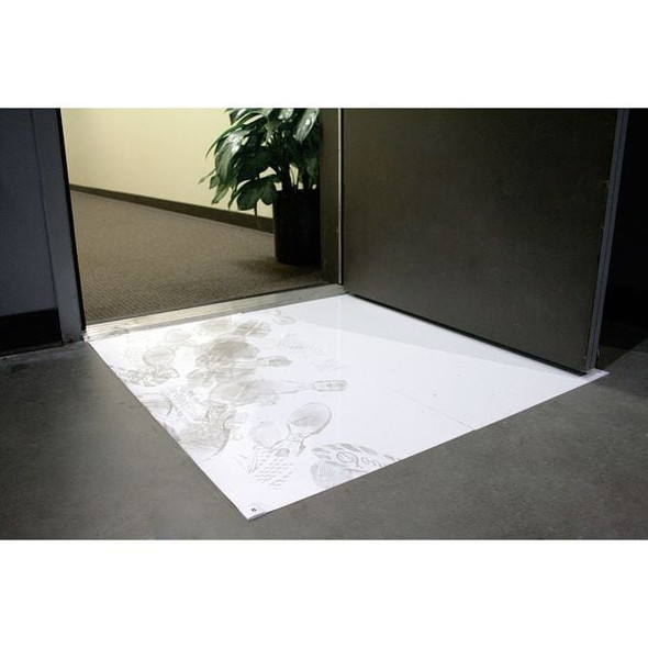 Manufacturer Varies Tacky Mat,White,36 x 45 In,PK4 2UYC7