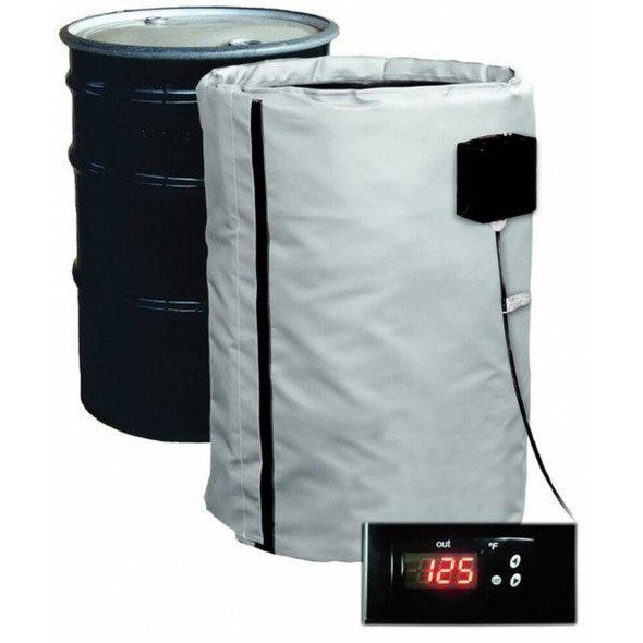 Drum Heater, Single-Zone - For Metal Drums, 55 Gallon, 240V, 1600W  FGDHC55240D