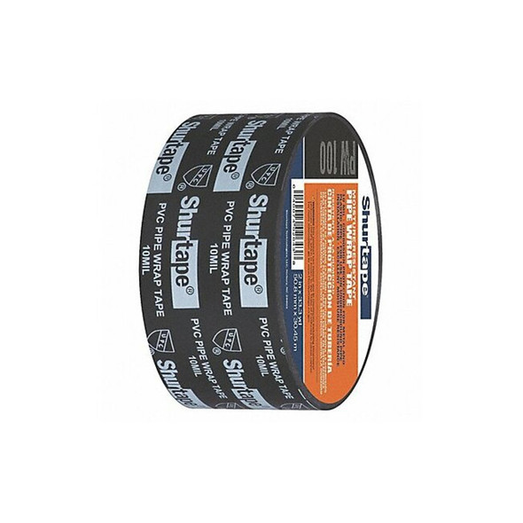 Shurtape Sealing Tape, Black, 33-1/4 yd L, 2 in W 104779