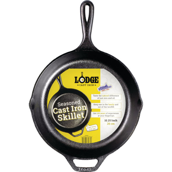 Lodge 10-1-4 In. Cast Iron Skillet with Assist Handle L8SK3 623052