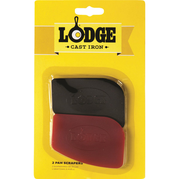Lodge Pan Scraper Spatula Set (2-Piece) SCRAPERPK