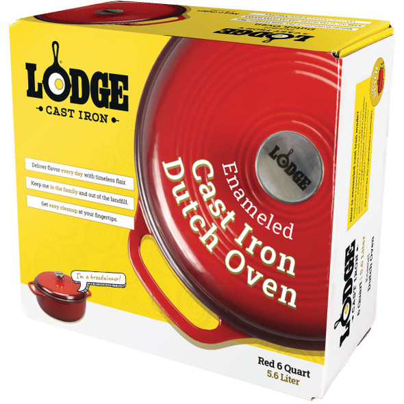 Lodge 6 Qt. Dutch Oven, Ruby Red EC6D402G 618512