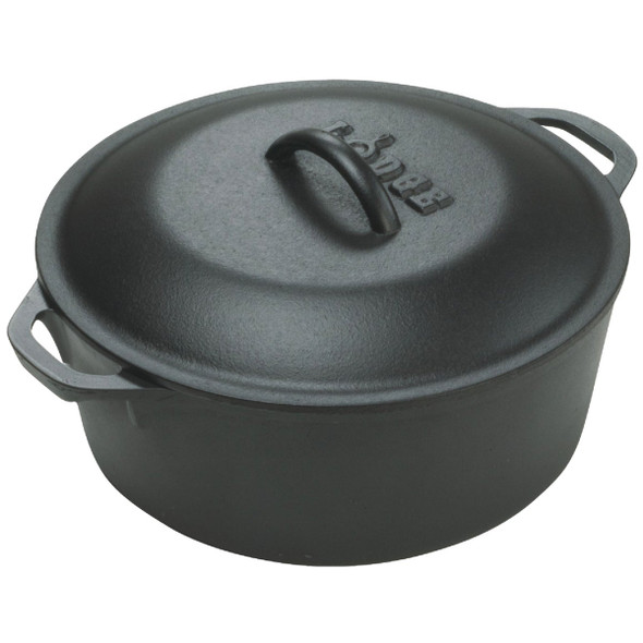 Lodge 5 Qt. Dutch Oven with Cast Iron Lid L8DOL3