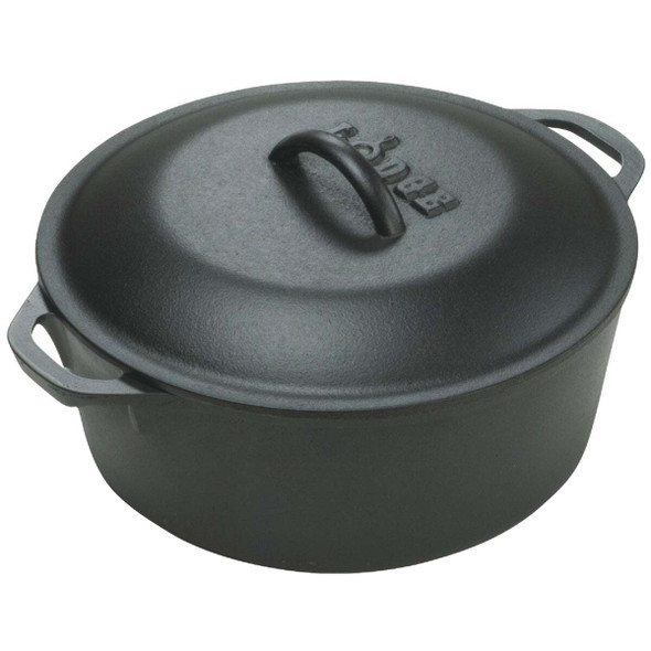 Lodge 5 Qt. Dutch Oven with Cast Iron Lid L8DOL3