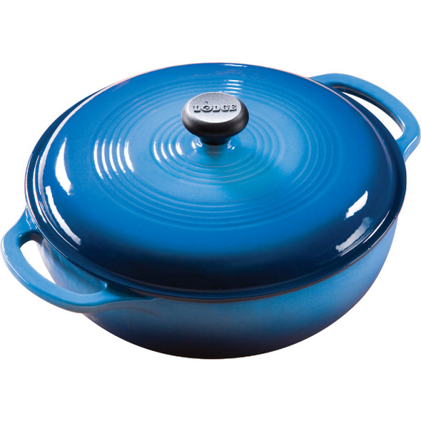 Lodge 3 Qt. Dutch Oven, Blue EC3D33