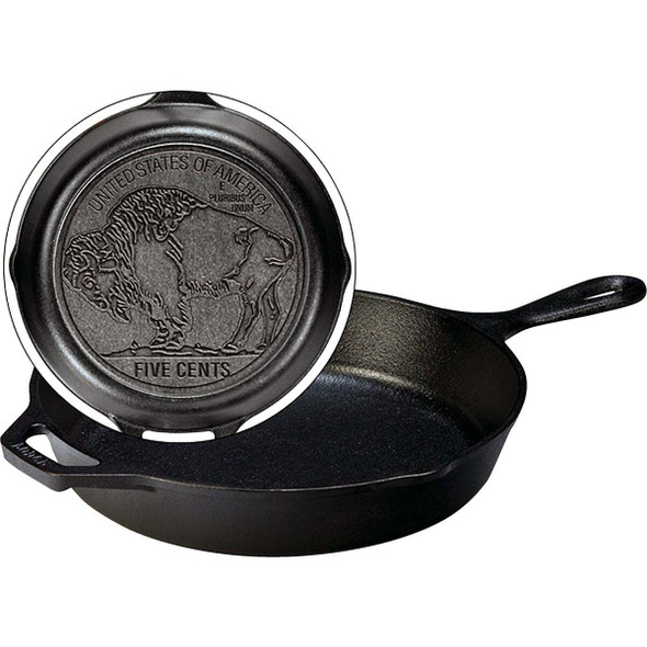 Lodge 10-1/4 In. Buffalo Nickel Cast Iron Skillet L8SK3BN