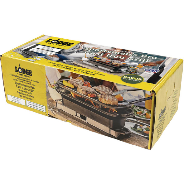 Lodge Sportsman's Cast Iron Pro Grill