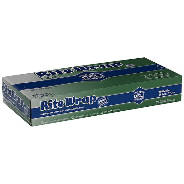 Dixie Deli Paper,12 in L,10 3/4in W,RW126,PK12 RW126