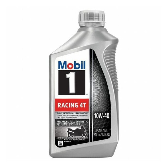 Mobil Engine Oil,1 qt,Synthetic 124245