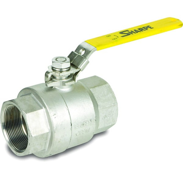 Sharpe Valves Manual 2-Way Ball Valve,NPT,316 SS 4353010200