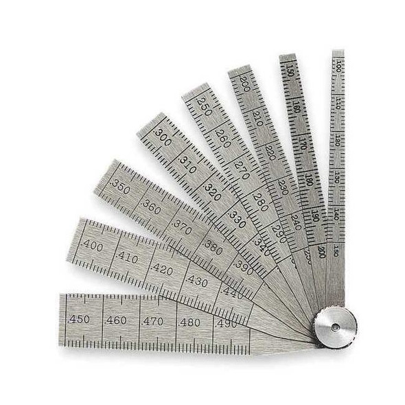 Starrett Taper Gauge Set,Graduations 0.001 in 269A