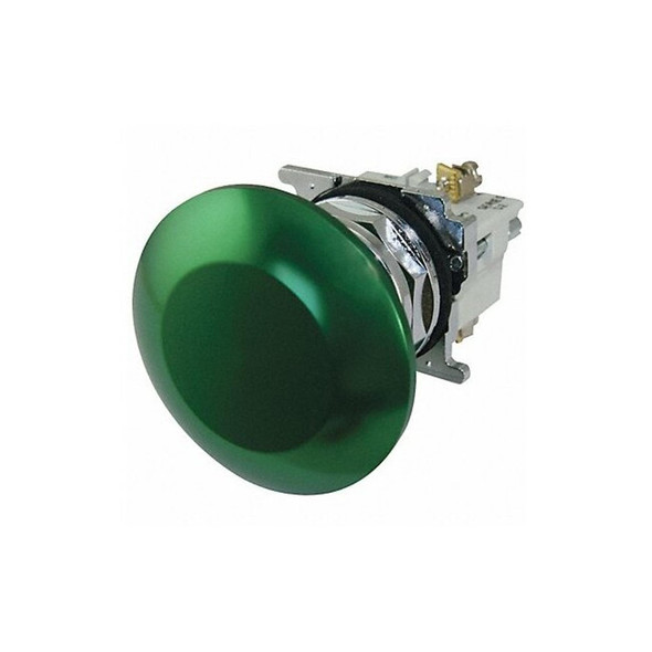 Eaton MushrmHeadPushButton,NonIllum,Grn,1NO 10250T27G