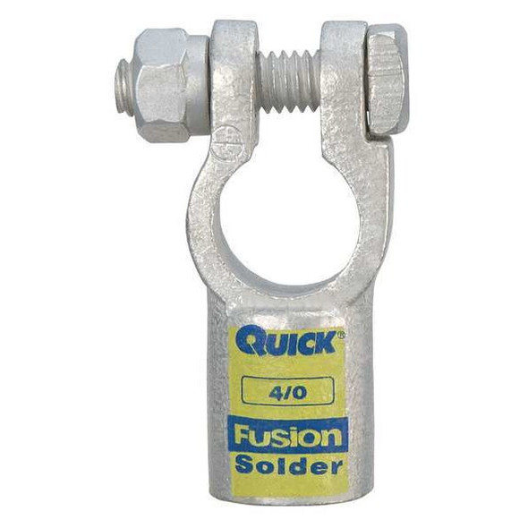 Fusion Straight Terminal,4/0 ga.,Yellow,Pos 406340P
