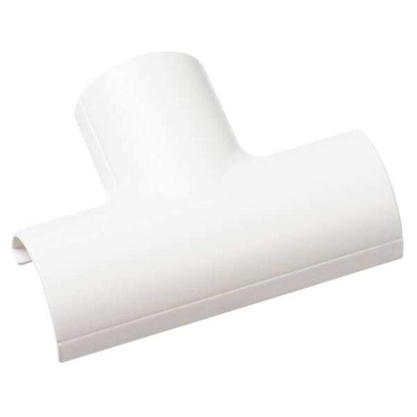 D-Line Tee, 2 in L, PVC, White FLET2010W