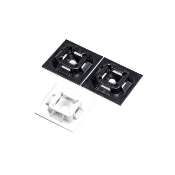 Panduit Cable Tie Mount,Adhesive,White,PK500 ABM100-A-D