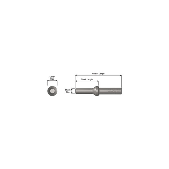 1/4" Round Rivet Set A1605