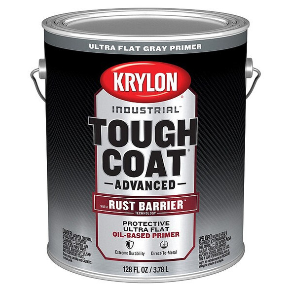 Krylon Primer,Flat Sheen,1 gal,Base Solvent K00821008