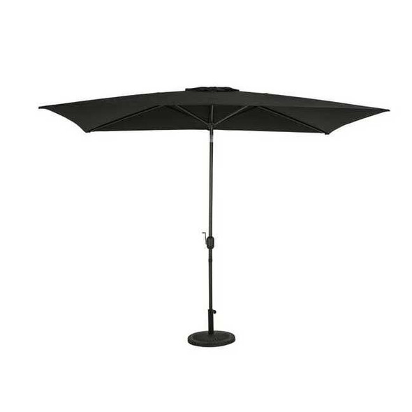 Island Umbrella Rectangle Umbrella Black NU6858