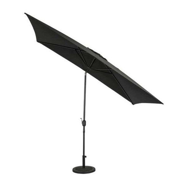 Island Umbrella Rectangle Umbrella Black NU6858