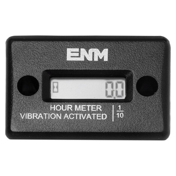 Enm Vibration Hour Meter,2.125" L,1.4" W T56F6