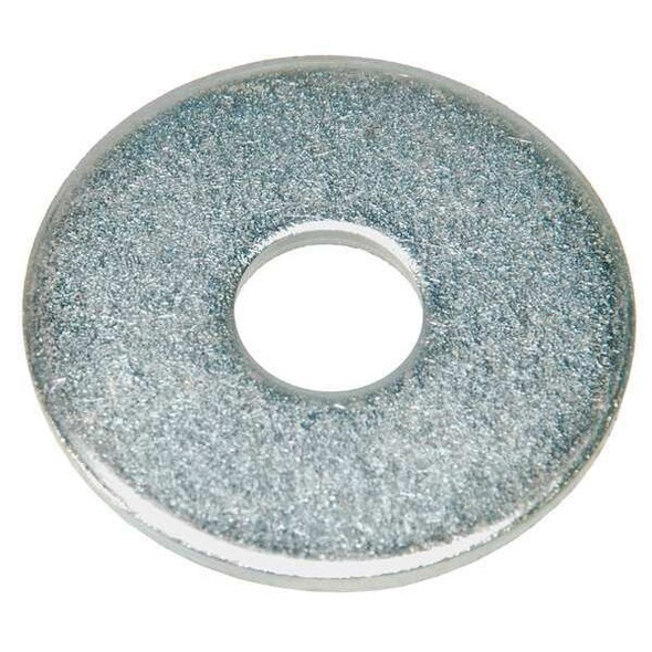 Flat Washer, For Screw Size 3/8 in ,Stainless Steel Plain Finish, 10 PK