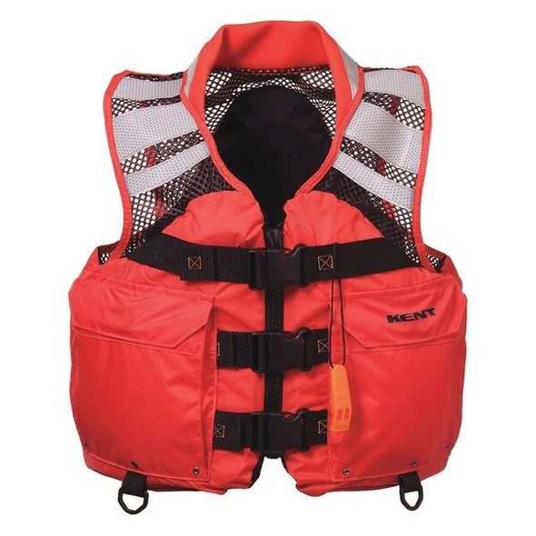 Kent Safety Life Jacket,3XL,15.5lb,Foam,Orange 151000-200-070-24 Kent Safety Life Jacket,3XL,15.5lb,Foam,Orange 151000-200-070-24