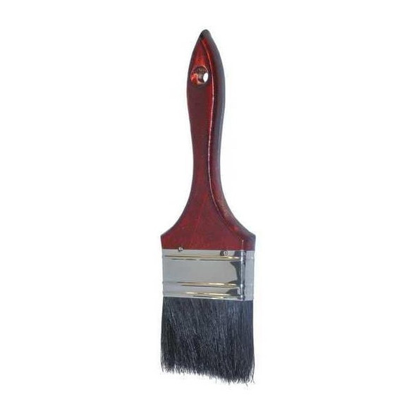 3" Flat Sash Soft, Nylon Bristle, Paint Brush, Wood Handle