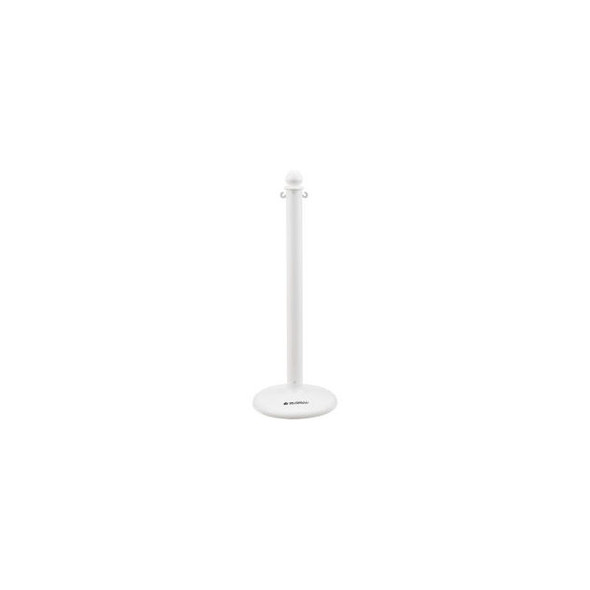 Global Industrial Medium Duty Plastic Stanchion Post 40""H White