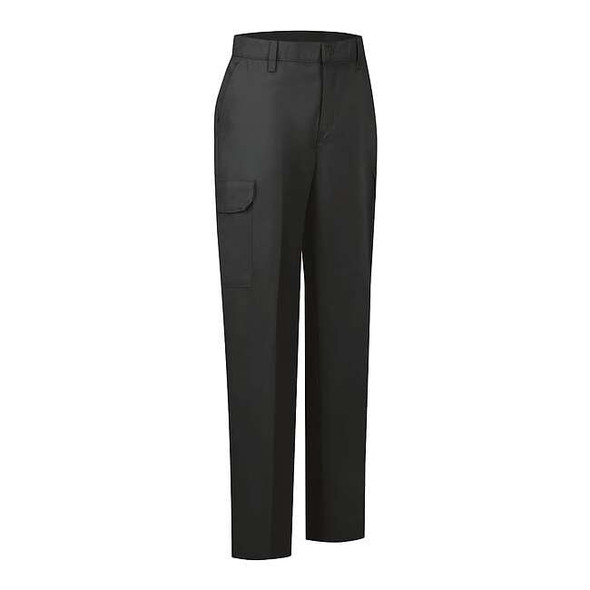 Red Kap Women's Work Pant, 4, Black, 35% Cotton, 65% Polyester PT89BK 04 28