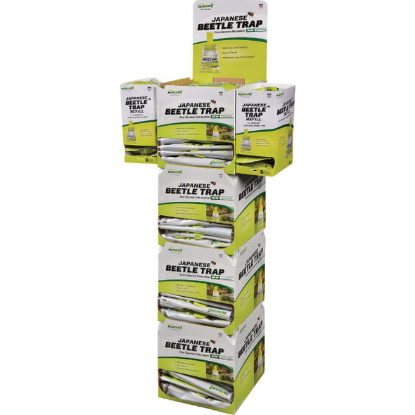 Rescue Japanese Beetle Trap & Refill Floor Display JBTZ-FD48-R RSC