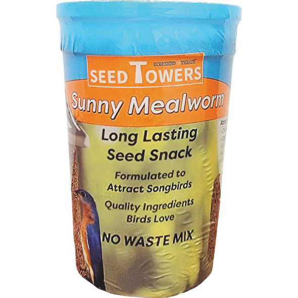 Wildlife Sciences Songbird Treats 2 Lb. Sunny Mealworm Seed Tower 923