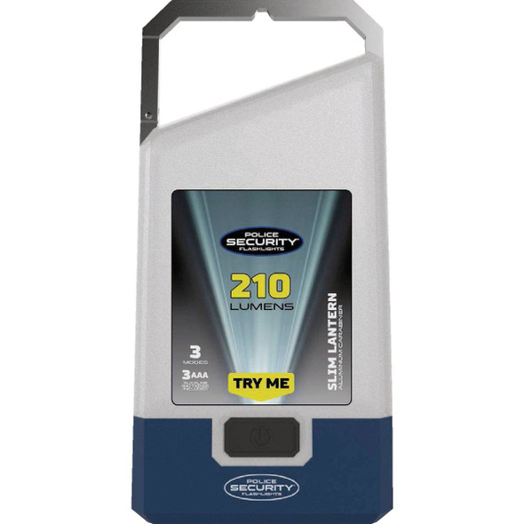 Police Security Wht Slim Led Lantern 98776
